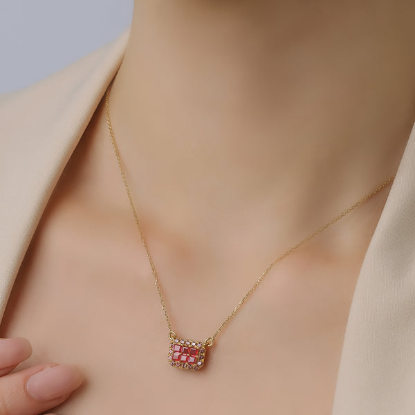 Fortuna Belle Necklace - Ruby