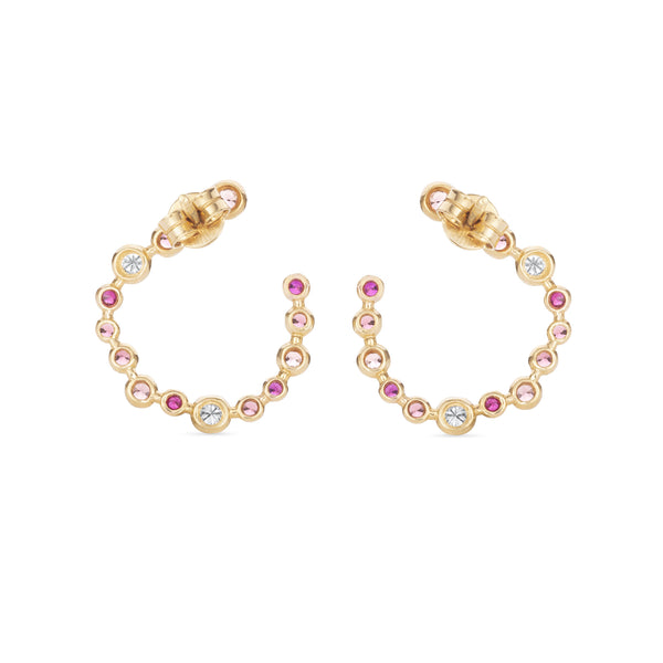 GFG Jewellery Earrings Artisia Leaf Ruby Earrings