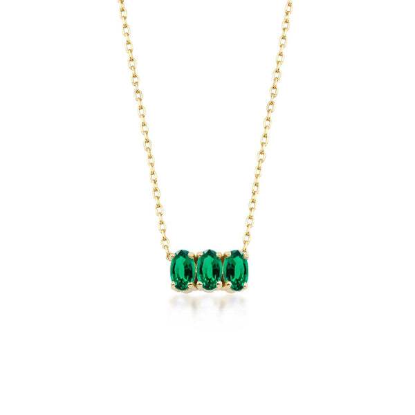 GFG Jewellery Necklace Dumom Necklace (Emeralds)