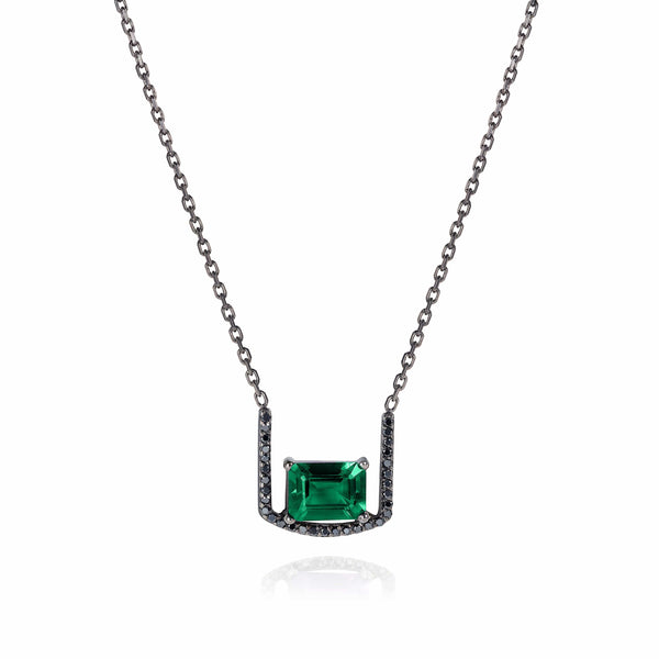 GFG Jewellery Necklace Noir Emerald Throne Necklace