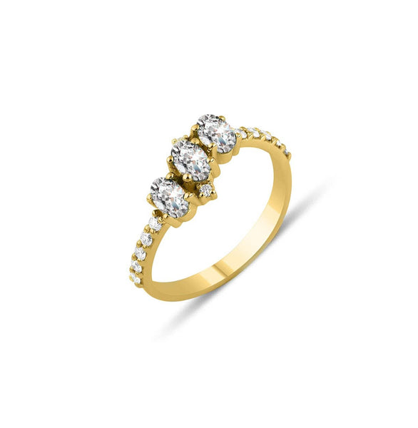 GFG Jewellery Rings Seraphina Trio Diamond Ring